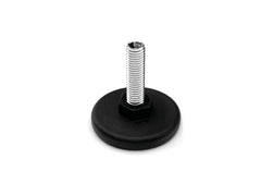 Modello PRMES con M8 o M10 - Base da 19mm a 60mm (Conf. da 25pz) - Piede regolabile con perno ed esagono - Gamm