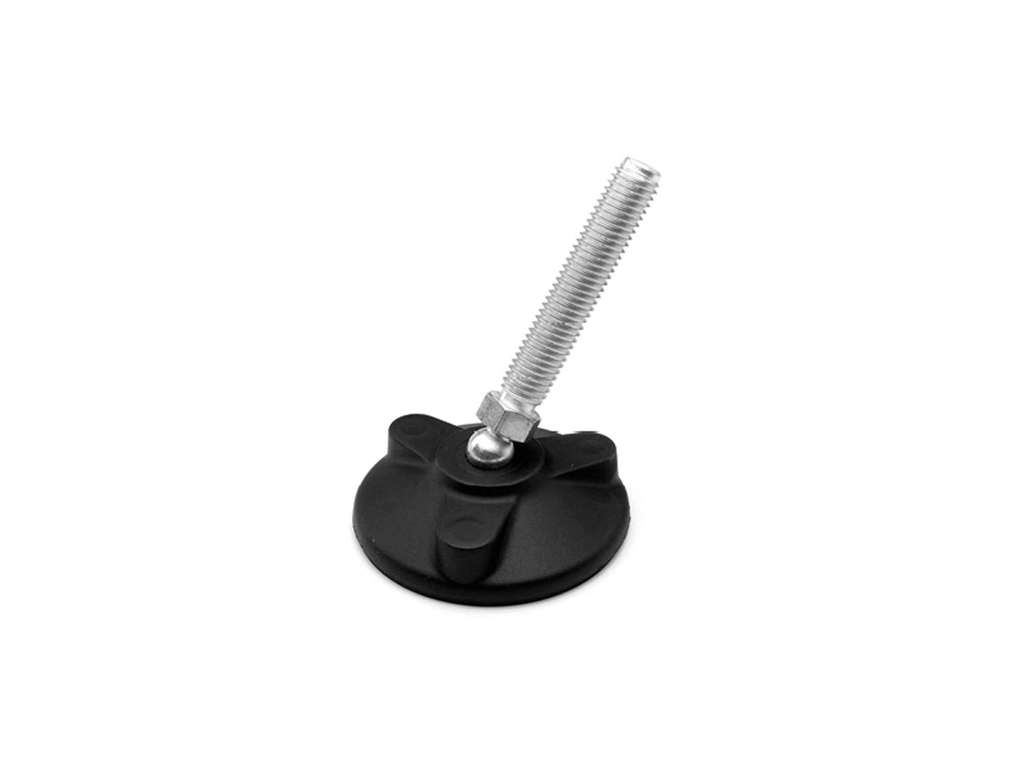 Piede snodato con perno a sfera in acciaio - Modello PRSTA - Base 80mm antiscivolo - Gamm