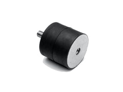 Amortisseur de vibrations cylindrique avec axe et trou borgne Ø 10mm à 20mm de M4 à M6 - Modèle ACMF (Pack de 10pcs) - Gamme