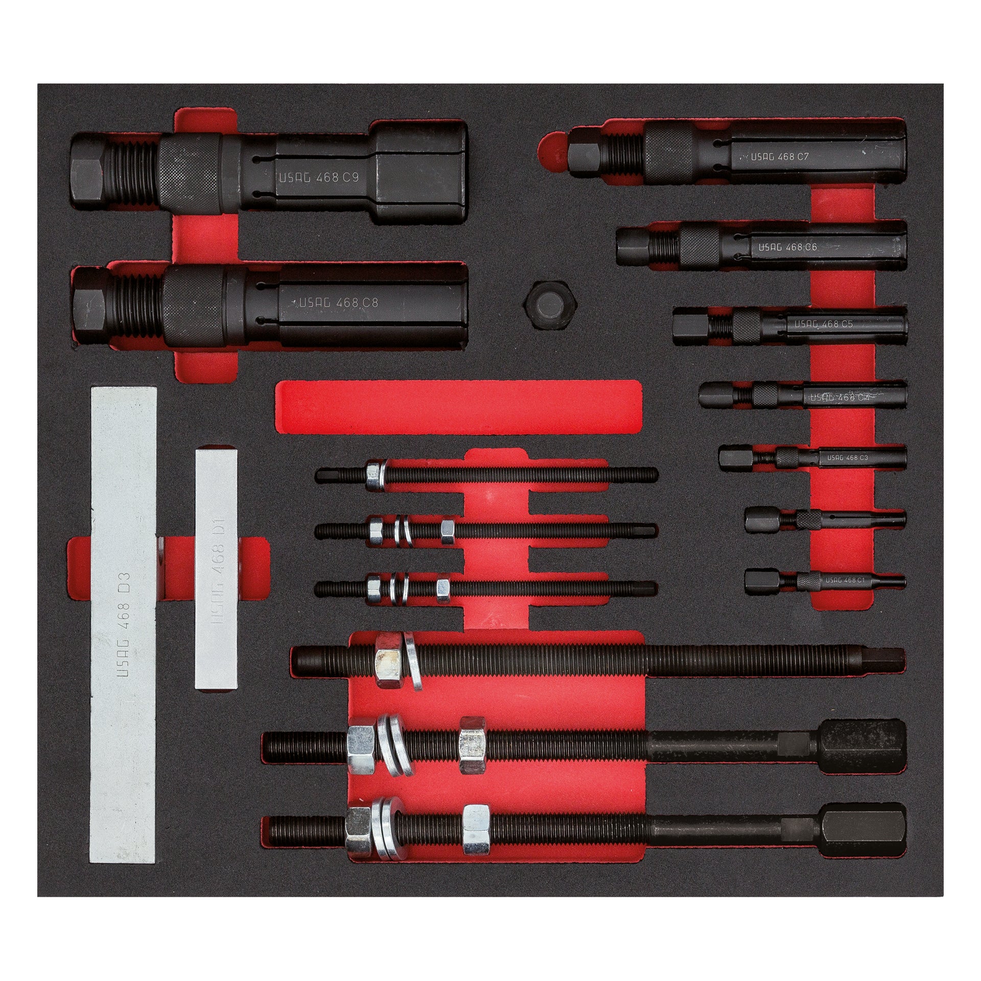 Module éponge bicolore assorti (11 pièces) | 519 M 468NKS11 | Usag - U05190984