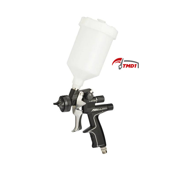 ANI BLACK 200/S CLICK - PROFESSIONAL airbrush for painting with TRADITIONAL PRESSURE GAUGE - IN CASE - Ani