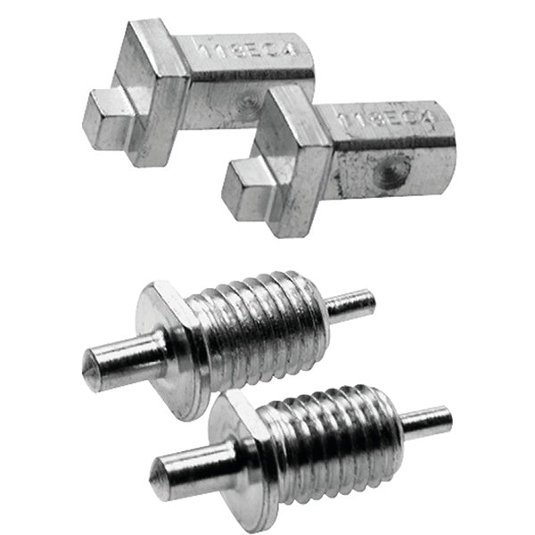 606 1/4 EB - Assortment in ABS case with hexagonal sockets (19 pcs) - Usag - U06060102