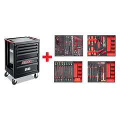 516 ST6NMM - Carrello start con assortimento manutenzione 495 MB (156 pz) - Usag - U05161628
