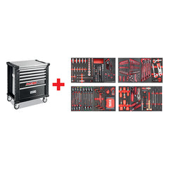 519 RS6/4NMM - Carrello racing con assortimento manutenzione 495 MC (300 pz) - Usag - U05191632