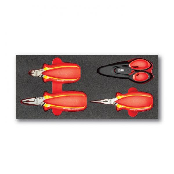 Modulo in spugna bicolore assortito (4 pz) | 519 M 085EX1 | Usag - U05191019