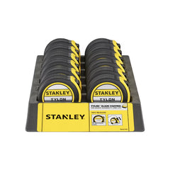 Flessometri TYLON - Cassa in ABS antiurto - (Conf. 12 pz) - Metro da 5m o 8m - Nastro da 19mm a 25mm - STANLEY - (Confezione multipla)