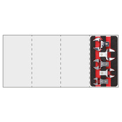 Modulo in spugna bicolore assortito (5 pz) | 519 M 811G | Usag - U05190996