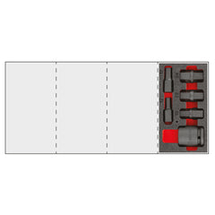 Modulo in spugna bicolore assortito (6 pz) | 519 M 688ED6 | Usag - U05191030