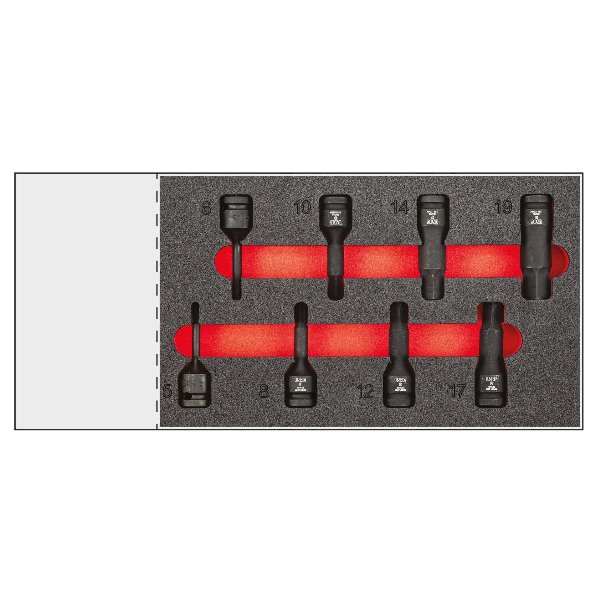 Modulo in spugna bicolore assortito (8 pz) | 519 M 234MNC8 | U05191025 | Usag