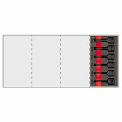 Modulo in spugna bicolore vuoto (6 pz) | 519 M 233MNTXC6 | U05191024 | Usag