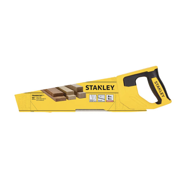 Scie à bois TRADECUT - Scie à métaux 380mm - 7 DENTS/pouce - Stanley - STHT20348-1