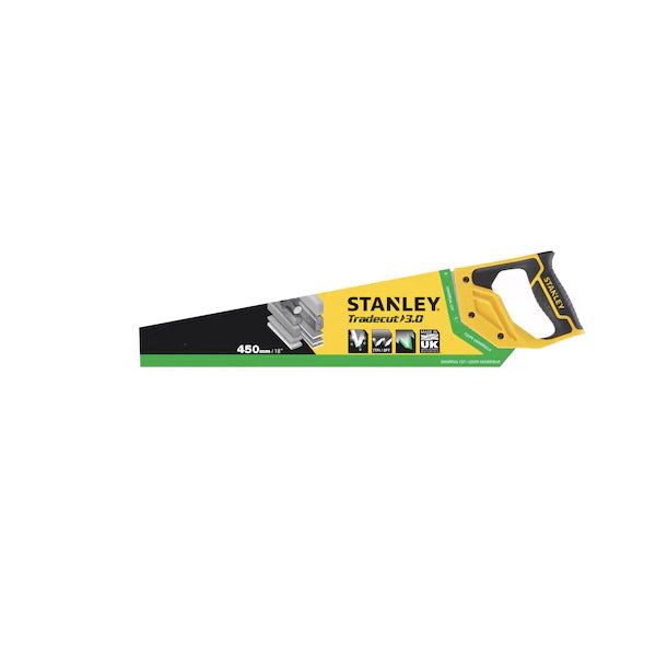 Segaccio per legno TRADECUT - Seghetto 450mm - 7 DENTI/poll - Stanley - STHT20354-1