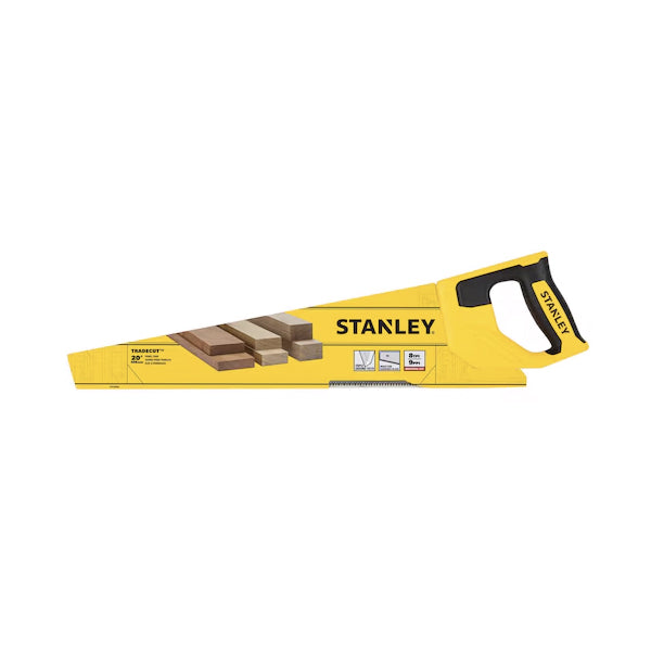 Scie à bois TRADECUT - Scie à métaux 500mm - 7 DENTS/pouce - Stanley - STHT20350-1
