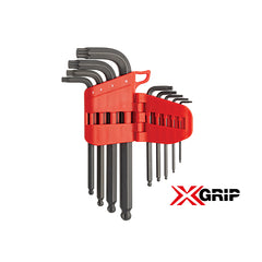 280 X/S9 - Serie di 9 chiavi maschio con profilo esagonale speciale - Usag - U02800485