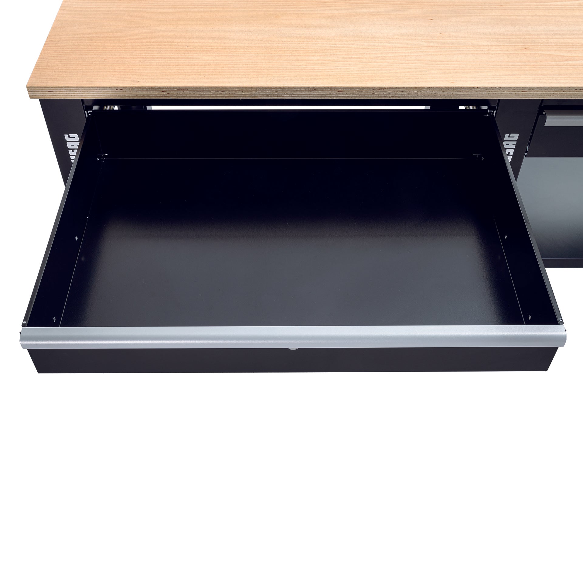 506 TLC - Banco da lavoro con piano in legno - 2 cassetti - Usag - U05060146
