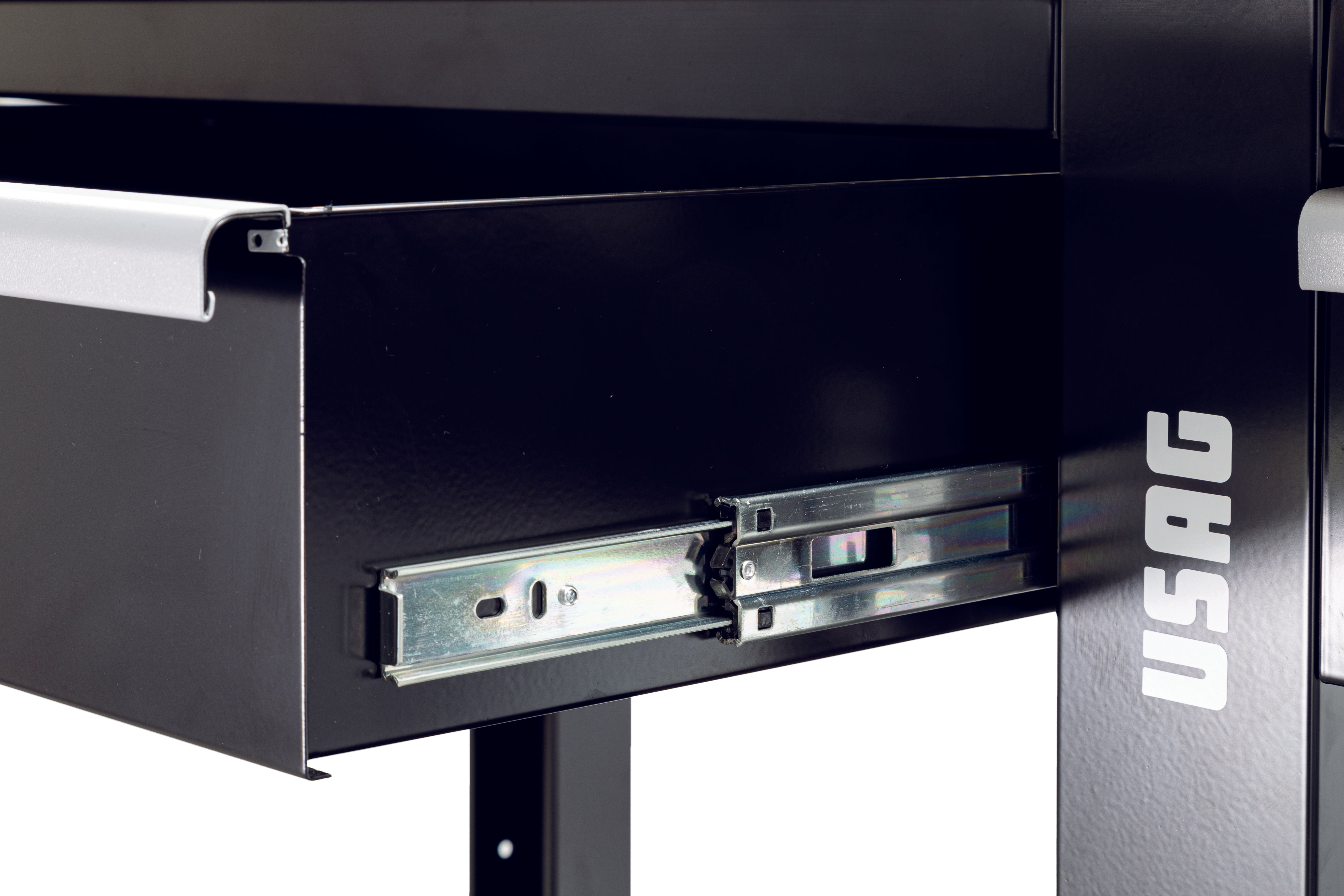 506 TLC - Banco da lavoro con piano in legno - 2 cassetti - Usag - U05060146