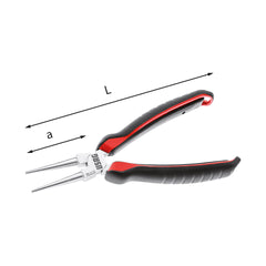 114 AX - Long straight round nose pliers - Usag - U01140100