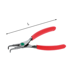 127 PN - Pinze a becchi piegati a 90° per anelli elastici interni - Usag