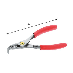 128 PN - Pinze a becchi piegati a 90° per anelli elastici esterni - Usag