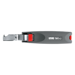 161 A2 - Adjustable blade cable stripper with knife - Usag - U01610002
