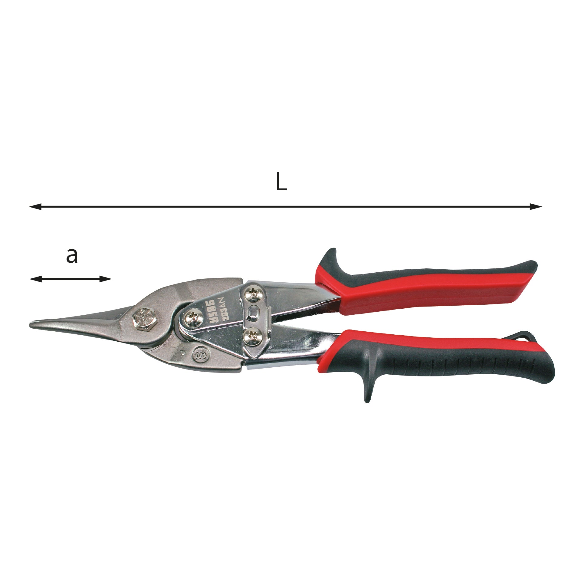 203 AN - Double lever sheet metal shears - Usag - U02030001