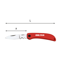 216 N - Coltello per elettricisti - Usag - U02160001
