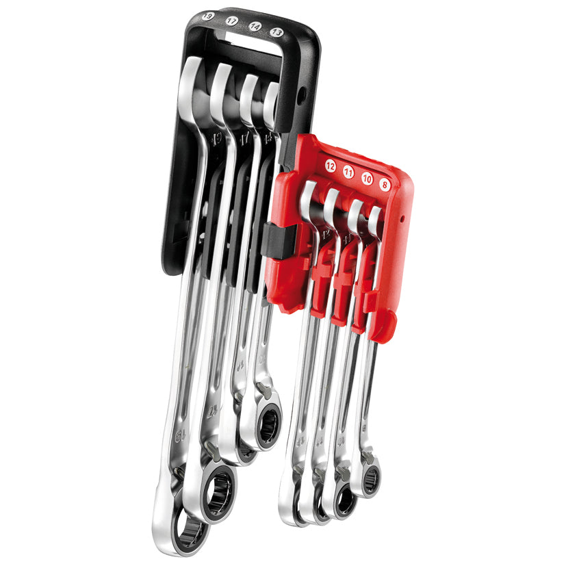 285 KA/DS8 - Serie di 8 chiavi combinate a cricchetto con anello di tenuta - Usag - U02856058