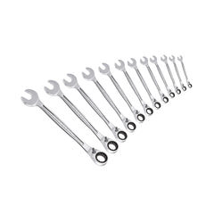 285 KA/SE12 - Serie di 12 chiavi combinate a cricchetto con anello di tenuta - Usag - U02856078
