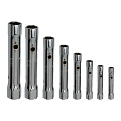 288 N/8 - Serie di 8 chiavi a tubo doppie leggere - Usag - U02880281