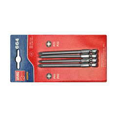 664 S4/100 - Assortimento in blister (4 pz) - attacco 1/4
