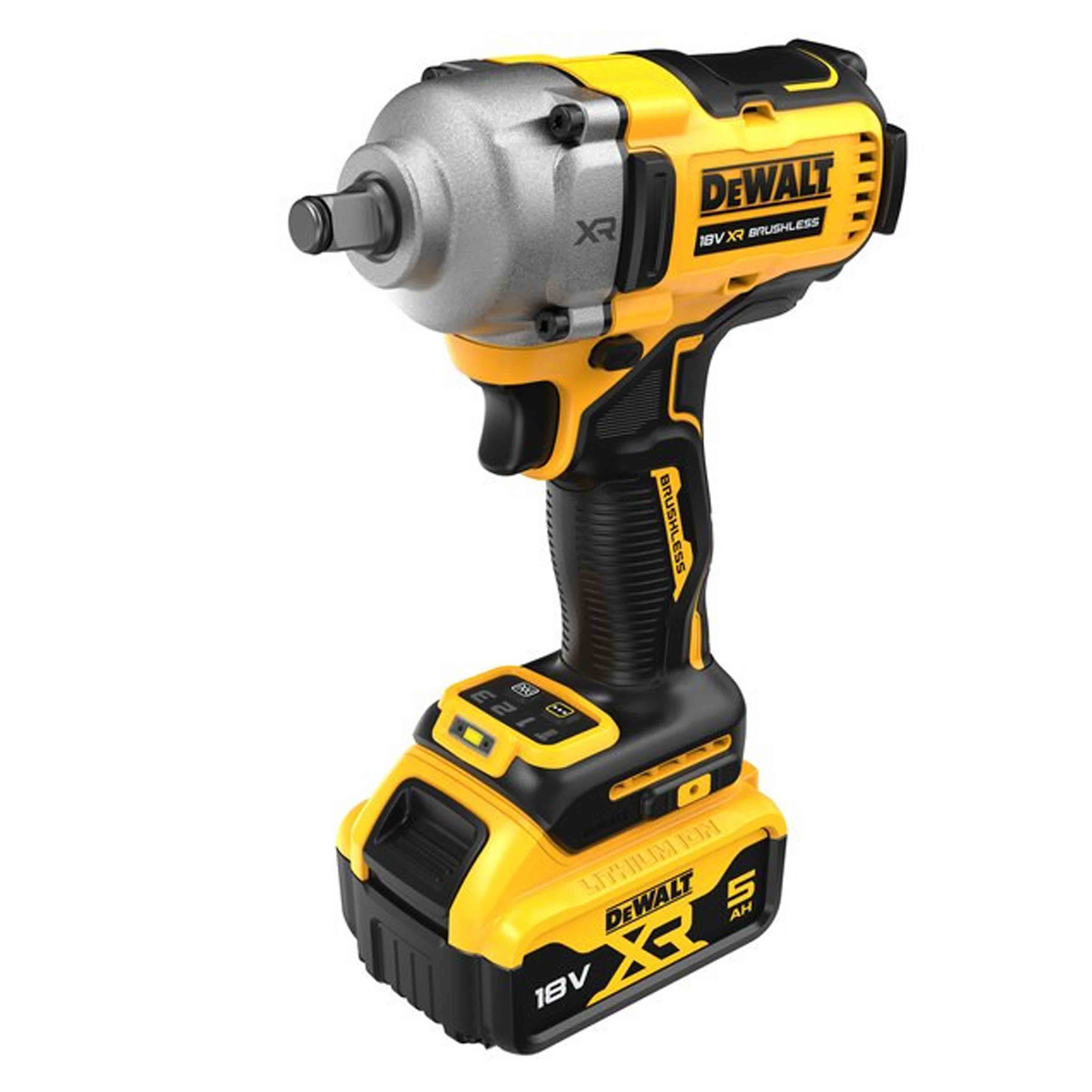 Avvitatore ad impulsi alta potenza 18V XR BRUSHLESS attacco 1/2” M HOG RING in VALIGETTA TSTACK e ACCESSORI - DeWALT