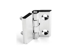 Flat hinge with pin and through hole CHROME ZAMA - CZC/AC - Range 