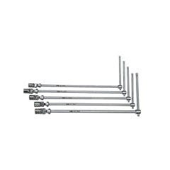 276 CE/SE5 - Serie di 5 chiavi a t snodate con bocca esagonale - Usag - U02760483