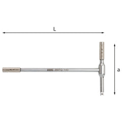 280 TQ - Porte-embouts pour clé en T - Usag - U02800800