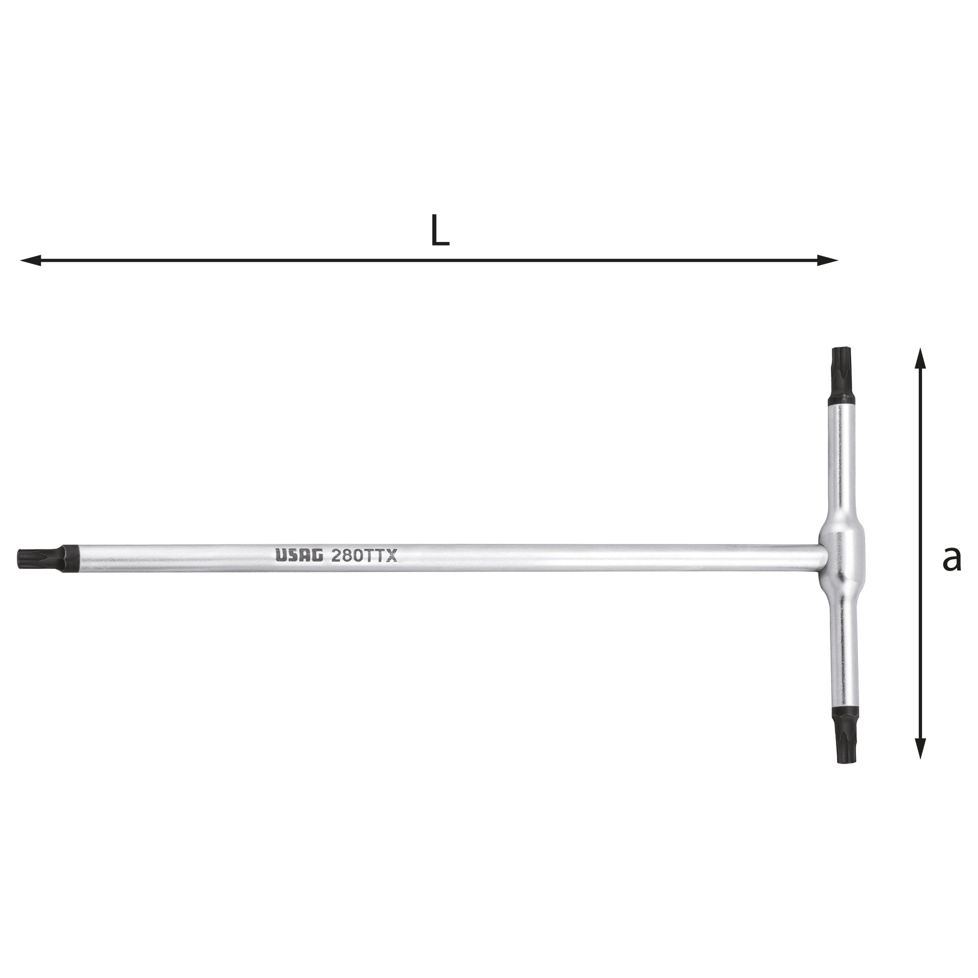 280 TTX - Chiavi a t per viti con impronta torx® - Usag