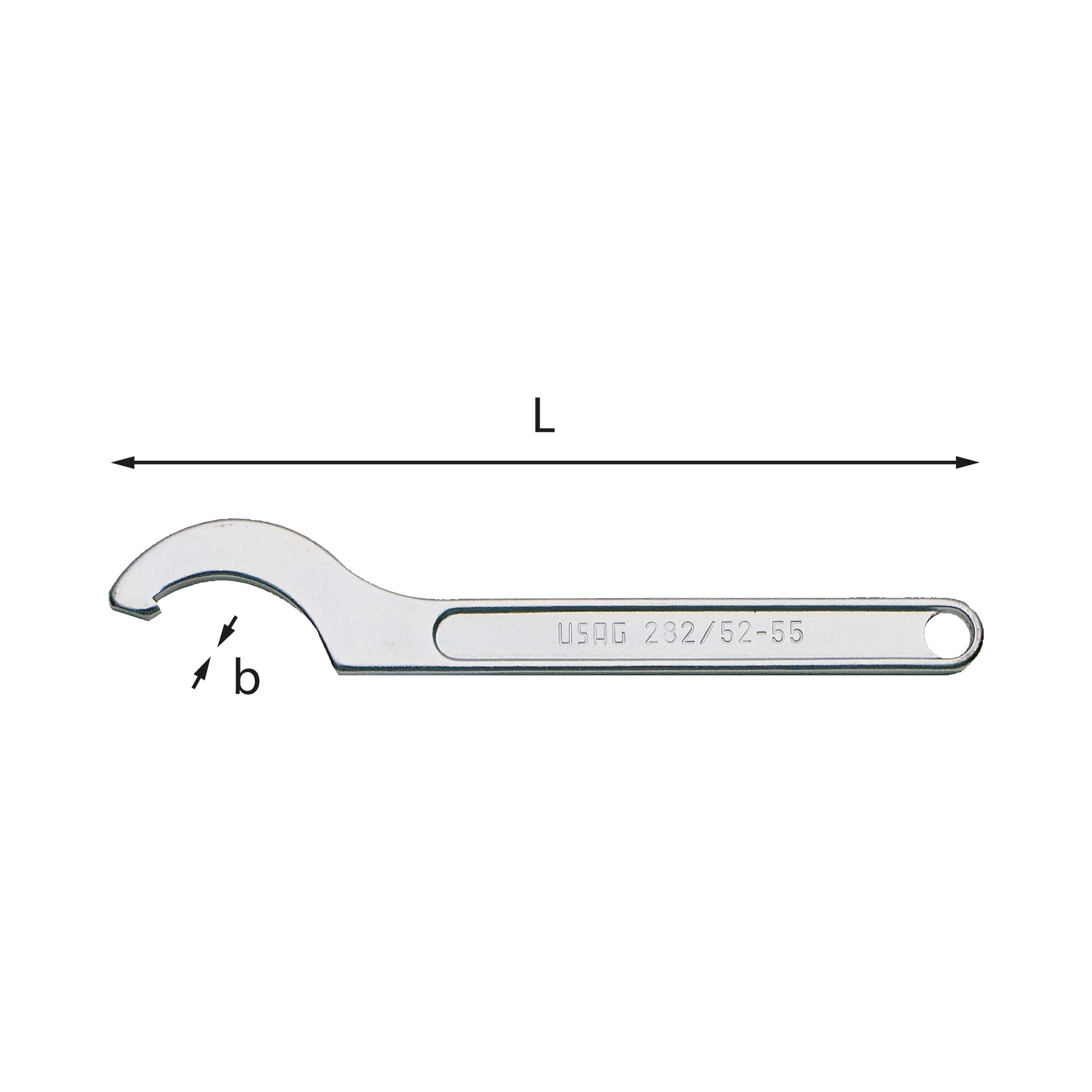 282 - Spanner wrenches with square nose - Usag