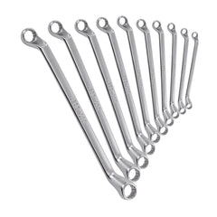 283 SE10 - Set of 10 curved double ring wrenches - Usag - U02831406