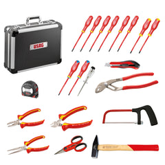 002 ME 20 - Valigia con ASSORTIMENTO per la ELETTROTECNICA (20 pz) - Usag - U00020002