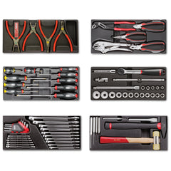 495 BA  Assortimento manutenzione base (74 pz) - 2 cassetti - Usag - U04950002