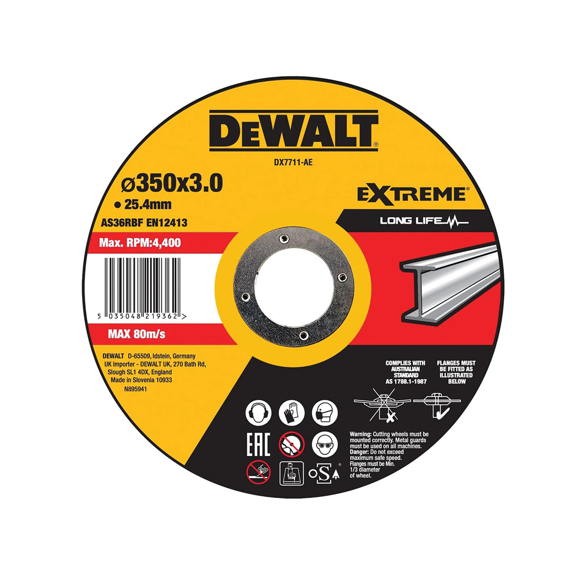 Disco abrasivi Extreme taglio METALLO - DEPRESSO - DeWALT