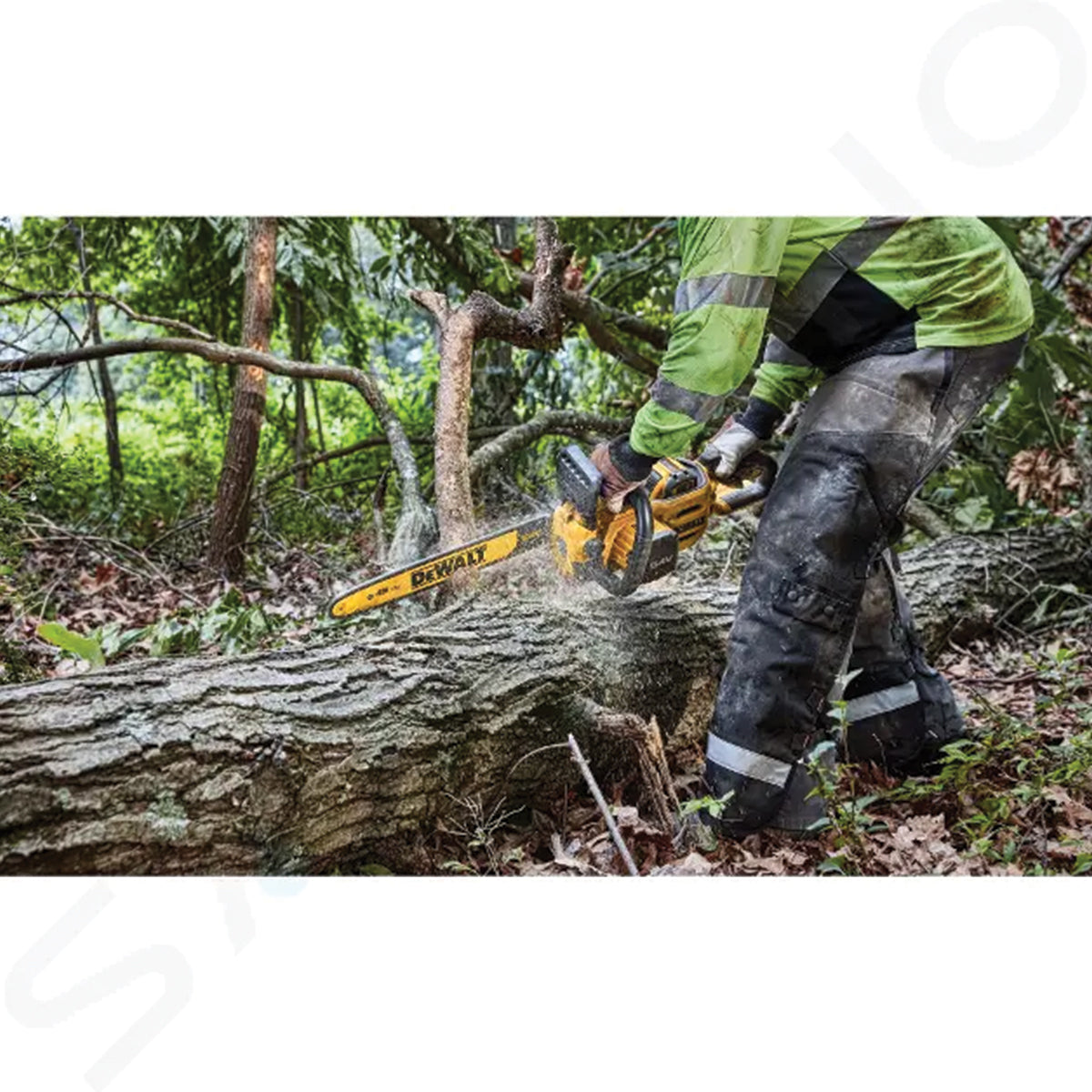 Scie électrique FLEXVOLT, barre 45cm, moteur BRUSHLESS, batterie haute puissance 9Ah et ACCESSOIRES - DeWALT - DCMCS574X1-QW