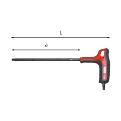 280 HATX - Chiavi maschio piegate con impugnatura per viti con impronta torx® - Usag