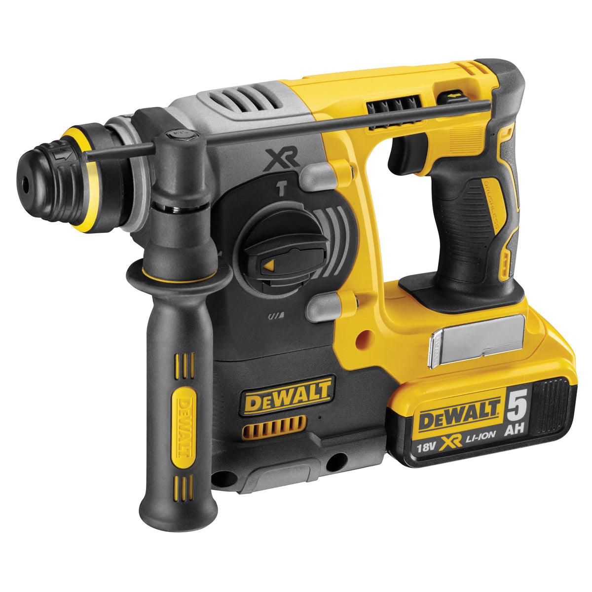 Kit 3 elettroutensili composto di AVVITATORE + TASSELLATORE SDS PLUS + SMERIGLIATRICE in VALIGETTE TSTACK e ACCESSORI - DeWALT - DCK353P4T-IT