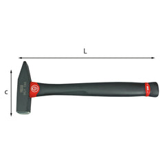 382 F - Martelli per meccanici manico in graphite - Usag