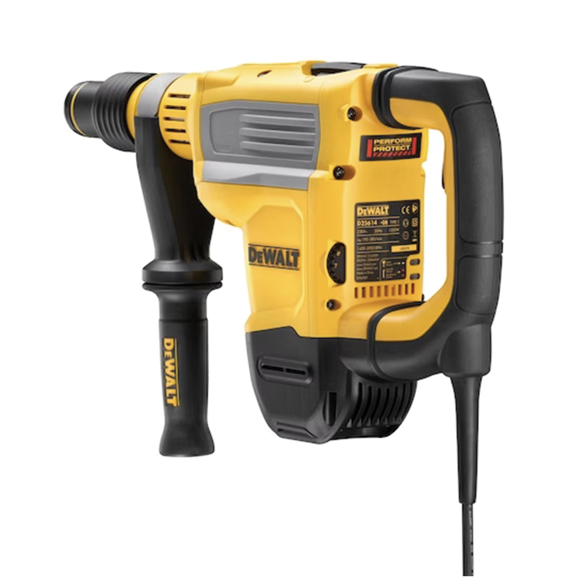 Marteau démo-perforateur SDS-MAX 45mm 10.5J 1350W en COFFRET - DeWALT - D25614K-QS