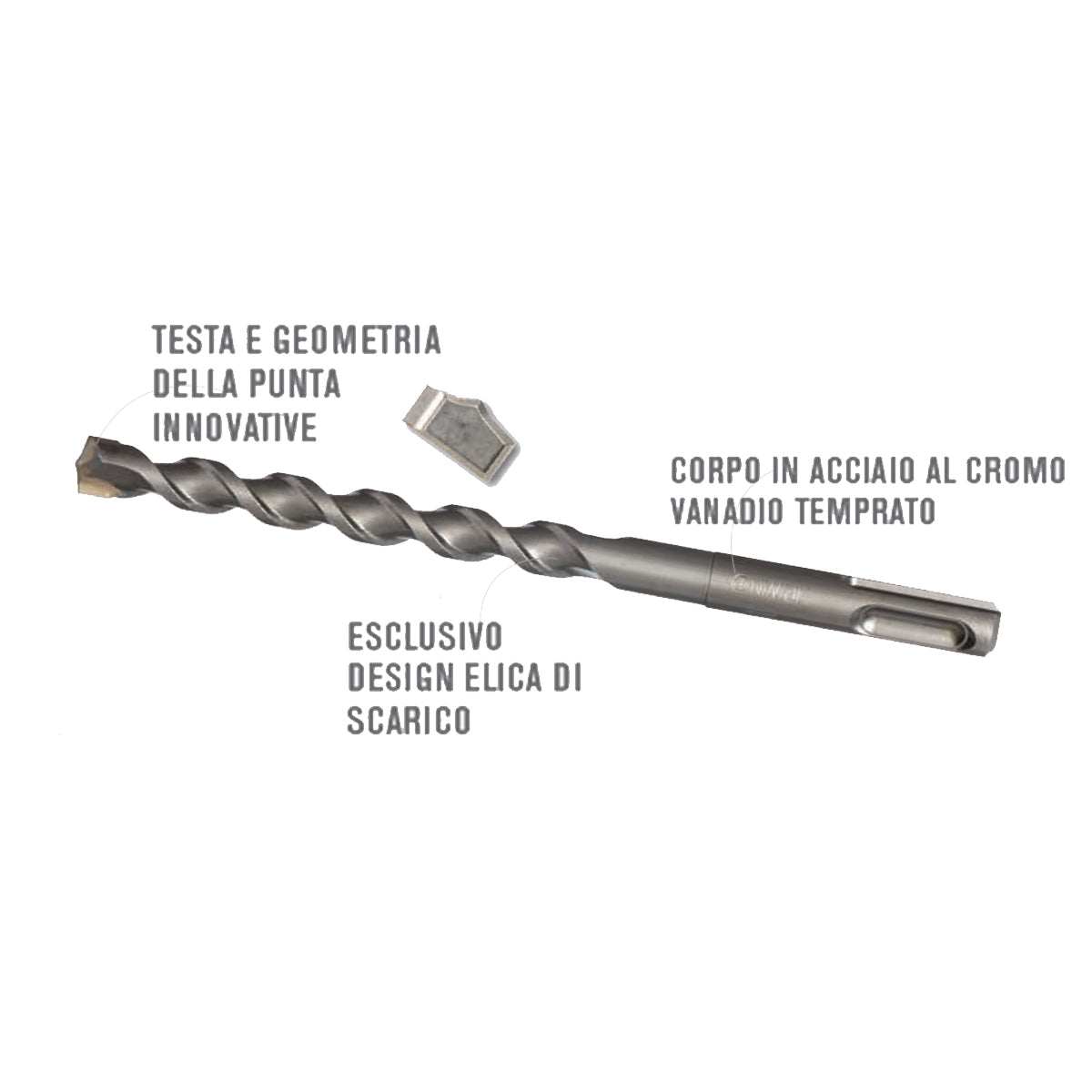 SDS-PLUS Bits - Speedhammer™ Plus - Ø from 3.5mm to 10mm - IRWIN