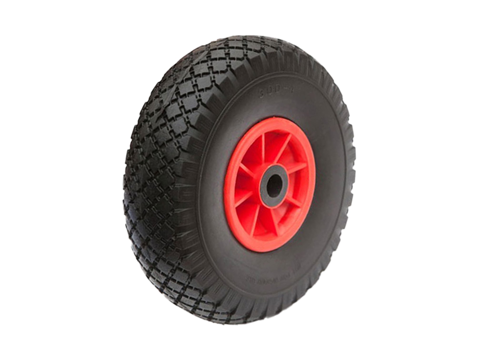 Puncture-proof wheels in FOAM with PLASTIC core, 20 mm hole, without inner tube for HAND CART - Spare wheels 10