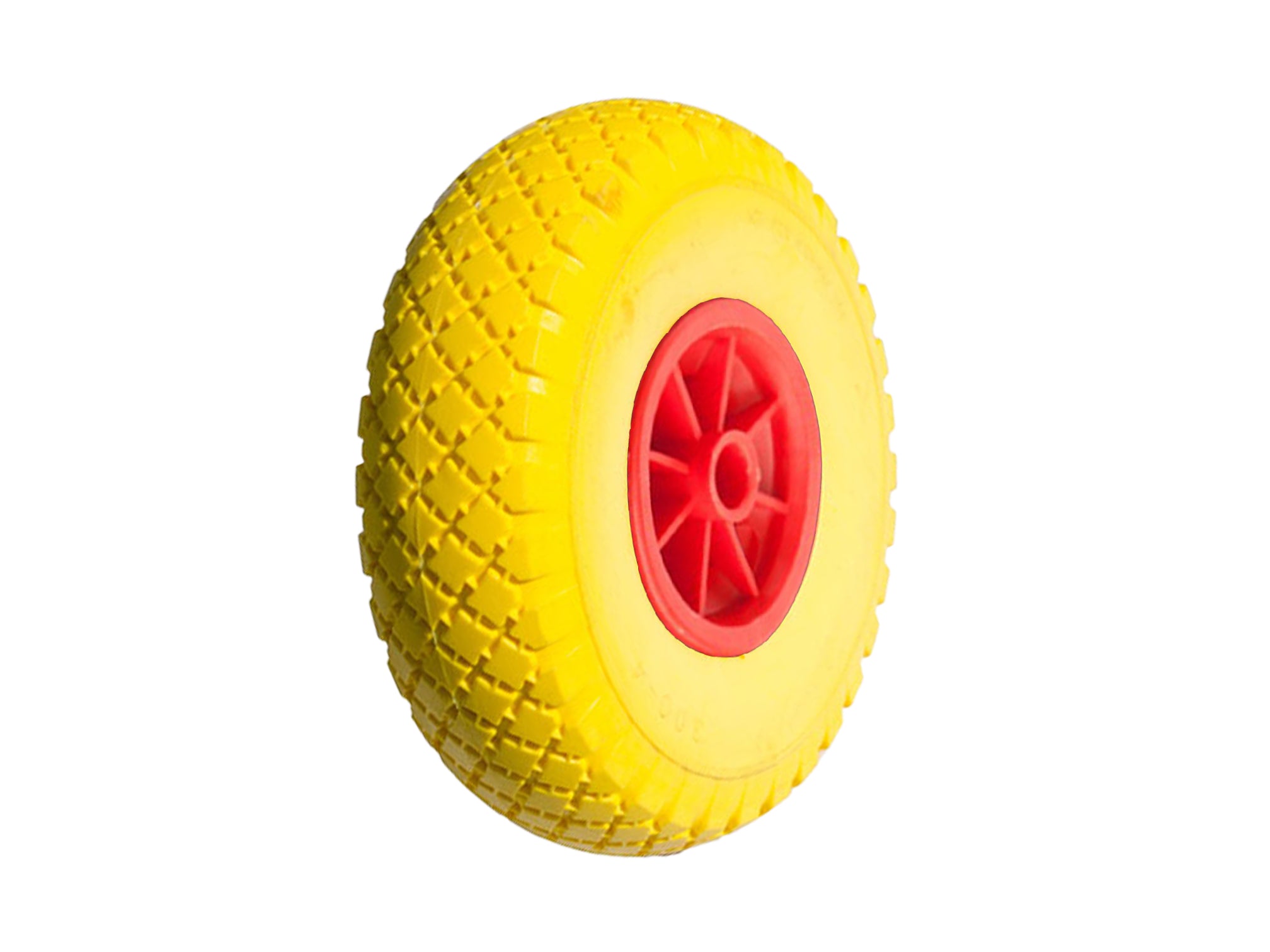 Puncture-proof wheels in FOAM with PLASTIC core, 20 mm hole, without inner tube for HAND CART - Spare wheels 10