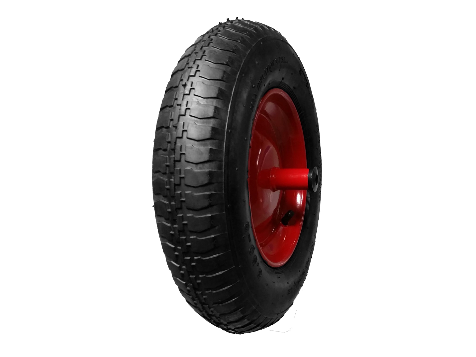 Pneumatic Wheels BK Tread for Wheelbarrows with Sheet Metal Core - Replacement Wheels 14“x3.50-8 - PR3.50-8 - HAND TRUCK