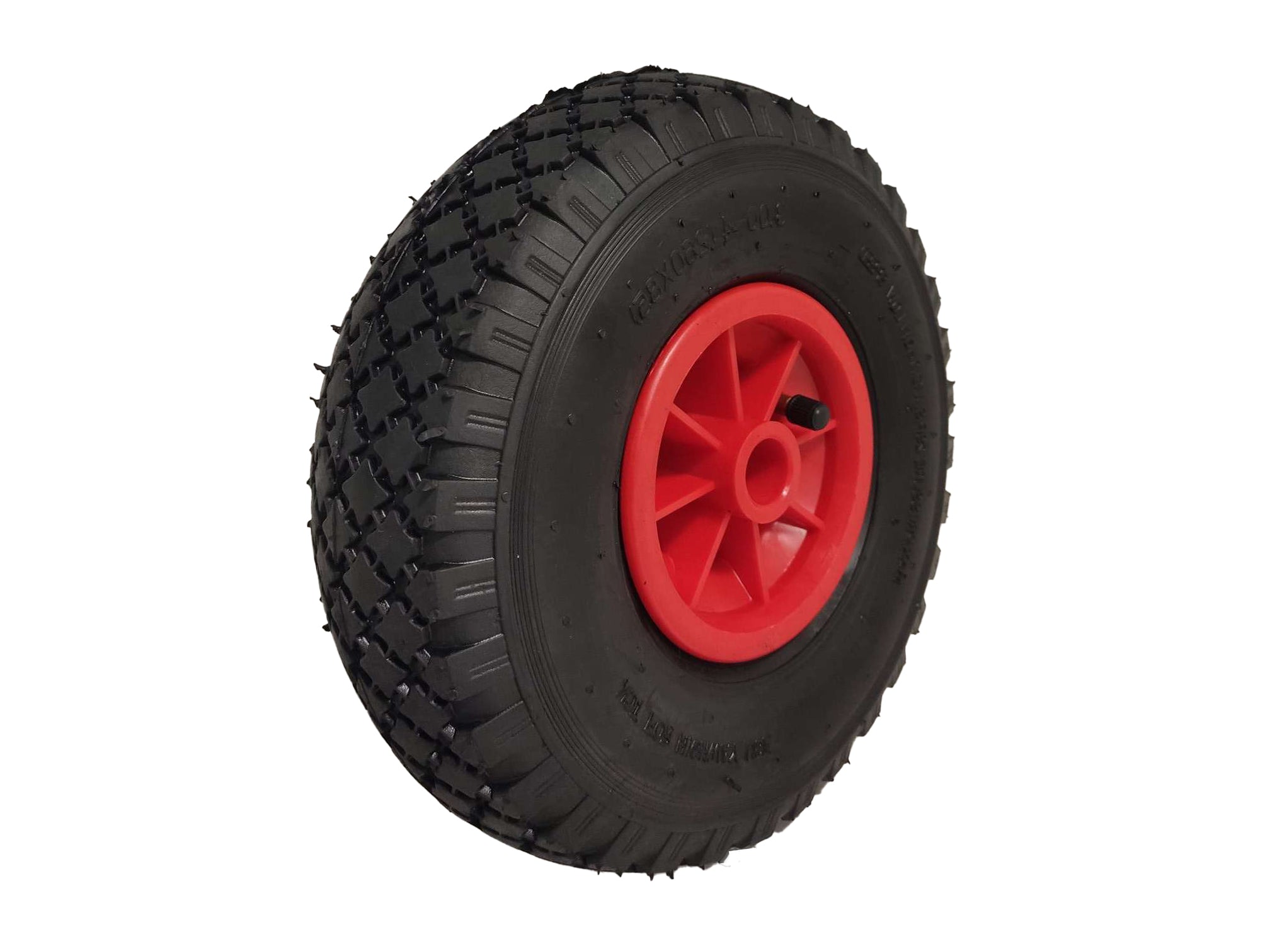Roues pneumatiques en âme PLASTIQUE pour chariots - Roues de rechange PR3.00-4 (260x85) - 10